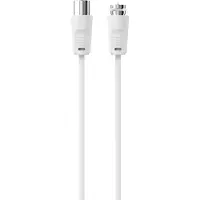 Sinox SELECT F (m) - IEC (m) coaxkabel | wit | 5 meter