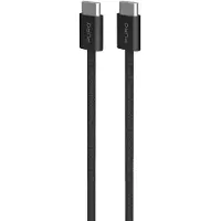 Puro PUCCCFABK415MTBLK USB-kabel USB 2.0 1,5 m USB C Zwart