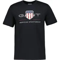 Gant Shirt navy / karmijnrood / zwart / wit