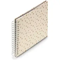 Hama Spiraalalbum XL - Lovely - 28x24 cm - 50 witte pagina's - beige