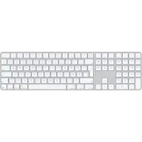 Apple Clavier sans fil Qwerty Magic Keyboard et pavé numérique Blanc