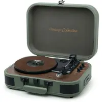 Muse MT-207 PGR | Stereo platenspeler met bluetooth uit, encoding-functie, legergroen