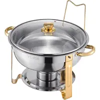 Vevor Chafing Dish Buffet Food Warmer met 4 grote containers (4,7 L)