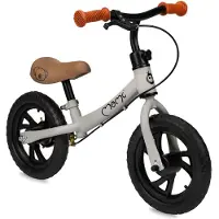 Momi Breki Loopfiets met handrem - Lichtgewicht Balance Bike - geschikt vanaf 3 jaar - Grijs