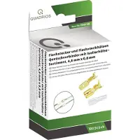 Quadrios QUAD 1908C186 Flachstecker-huelsen Set 0.8 x 4.8 mm/1.5 -2.5 mm²