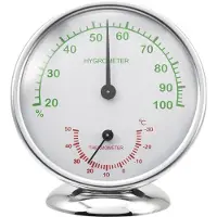 Renkforce 6510 Alu: Thermometer/hygrometer, aluminium