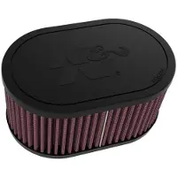 K&N Engineering K&N 2-1/8in DUAL FLG 6-1/4 X 4inOD 3inH Universal Clamp-On Air Filter