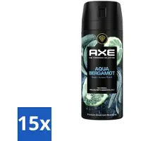 Axe - Deodorant - Spray - Aqua Bergamot - 150ml x 15