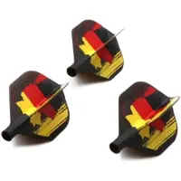 Cuesoul - Tero Flight System AK4 - German Flag Standard - Dart Flights
