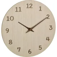 TFA-Dostmann 60.3072.01 Wandklok Kwarts 29.8 cm x 4.1 cm x 29.8 cm Hout (licht)