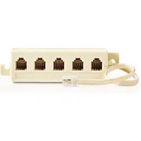 Nedis Telecomverlengkabel RJ11 Male 5x RJ11 (4/6) Female 0.20 m Kabel - Nedi