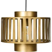 Beliani HUGLI - Hanglamp - Messing - Metaal