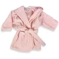 Funnies Badjas Junior Katoen lichtroze / roze 8-10 Jaar - maat 128 - 134 - 140