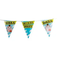 Paper Dreams Party Vlag It's A Boy Blauw blauw Kunststof Slinger