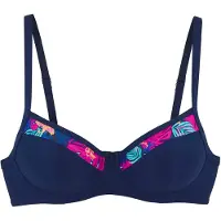 LASCANA Bikinitop navy / turquoise / kobaltblauw / neonroze
