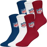 Huddle Sokken ' NFL Shield Crew ' blauw / rood / wit