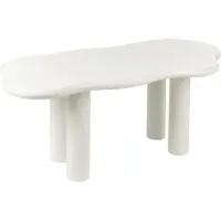 Beliani ONDLE - Eettafel - Gebroken wit - MDF