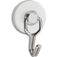 MAUL Carousel Hook Cirkel Haakmagneet Wit 5 kg draagkracht 37 mm 2 Stuks