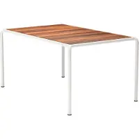 Houe Tuintafel Avanti Dining Table Thermo Ash Muted White 153 x 98 cm