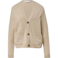 Comma Gebreid vest beige