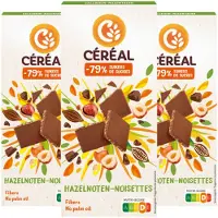 CEREAL 3x Chocolade Tablet Hazelnoot 80 Gr