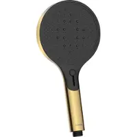 Hotbath &More M320 infinite handdouche 13,5cm rond geborsteld messing PVD