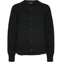 Selected Gebreid vest 'SLFLulu' zwart