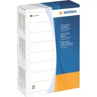 Herma Computeretiketten doorlopend, 88,9 x 48,4 mm, 2-baans, wit, permanent hechtend
