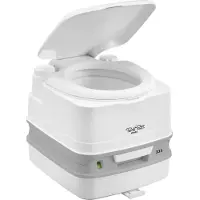 Thetford Qube 335 Porta Potti - Met Hold Down Kit - Wit