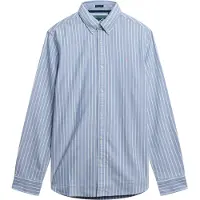 Superdry Overhemd lichtblauw / wit