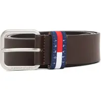 Tommy Hilfiger Riem 'RYAN 3.5' navy / bruin / rood