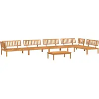 vidaXL 6-delige Loungeset pallet massief acaciahout