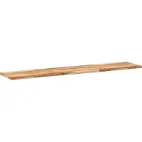 vidaXL Wandschap zwevend olieafwerking 160x30x2 cm massief acaciahout