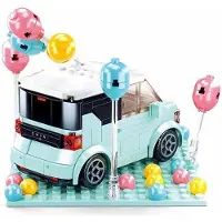 Sluban Girls Dream Mini Handcraft Groene Auto bouwspeelgoed kinderen vanaf 8 jaar – Constructiespeelgoed modelbouw auto – bouwdoos met 236 bouwstenen en 1 minifiguur – M38-B1087