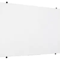 Speaka Professional Glazen magneetbord SP-GWW-001 (b x h) 1200 mm x 900 mm Wit Glad Incl. opbergbakje
