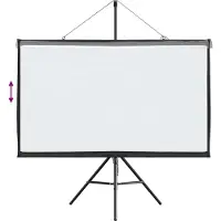 vidaXL Projectiescherm met statief 50 inch 16:9
