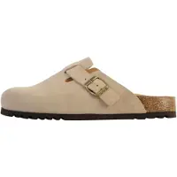 Scholl Klomp Women Suede Fae Dark Beige-Schoenmaat 40