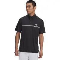 Under Armour Heren Playoff Golfpolo 3.0 Stripe Zwart/Wit