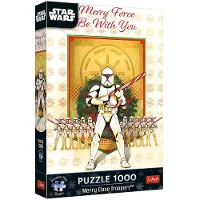 Trefl Puzzle Premium Plus Quality Star Wars Świąteczny Patrol Szturmowców 1000 - Puzzel Premium Plus Quality Star Wars Christmas Stormtroopers Patrol 1000