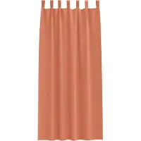 vidaXL Blackout Gordijnen met Ringen 2 st Terracotta 225 x 140 cm