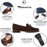 Tamaris Instappers kastanjebruin