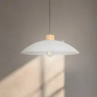 ONLI Glazen hanglamp OHANA, dimbaar, wit / opaal, Woon-/ Eetkamer, Glas, Scandinavisch, hanglamp