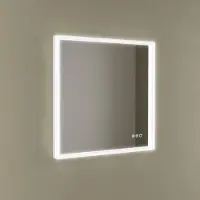 Salgar Navé spiegel vierkant met verlichting en verwarming 60cm