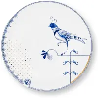 Pip studio dinerbord Pip & The Blue Bird (Ø25,5 cm)