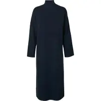 Selected Gebreide jurk 'SLFKamma' navy