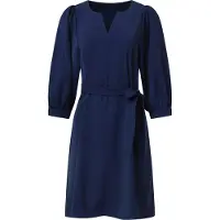 Smashed Lemon Damesmarineblauwe korte jurk |