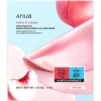 ANUA Peach 70 Nacin Brightening Collagen Mask 38 g Masker 152 g