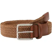 Lloyd Gevlochten riem bruin, Effen