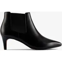 Clarks Laina 55 Laars 2 Zwarte Leren Boots