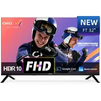Chiq LF32FT - Smart TV 32 Inch - Full HD - Metalen Randloos - Google TV - Dolby Audio - HDMI